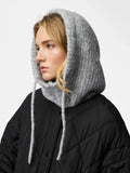 PCNAMBI BALACLAVA LIGHT GREY MELANGE