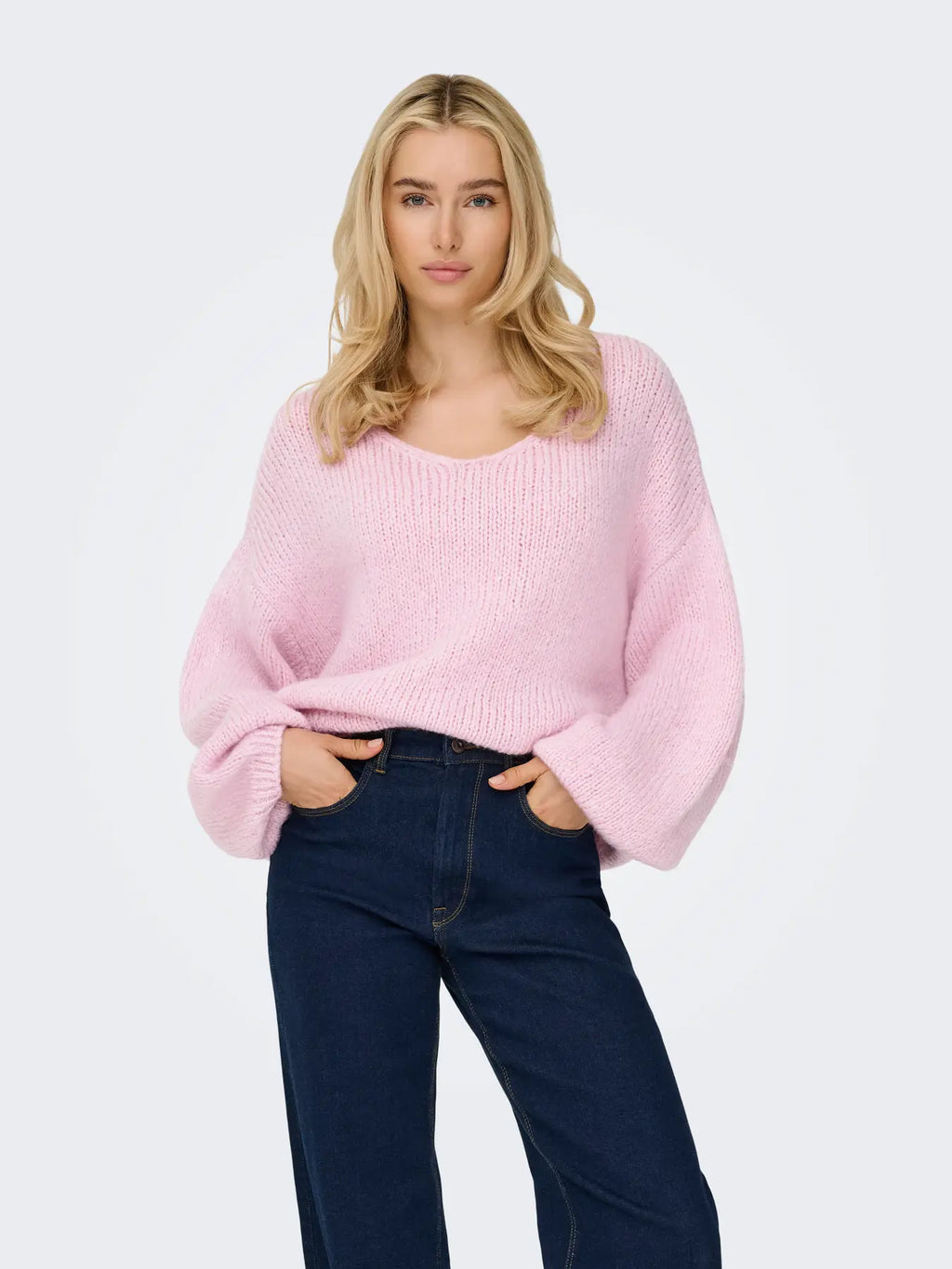 JDYDINEA L/S REVERSIBLE PULLOVER FRAGNANT LILAC