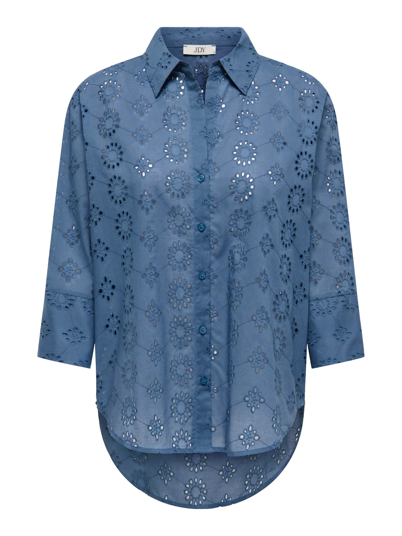 JDYTALLIE 3/4 LONG SHIRT VINTAGE INDIGO