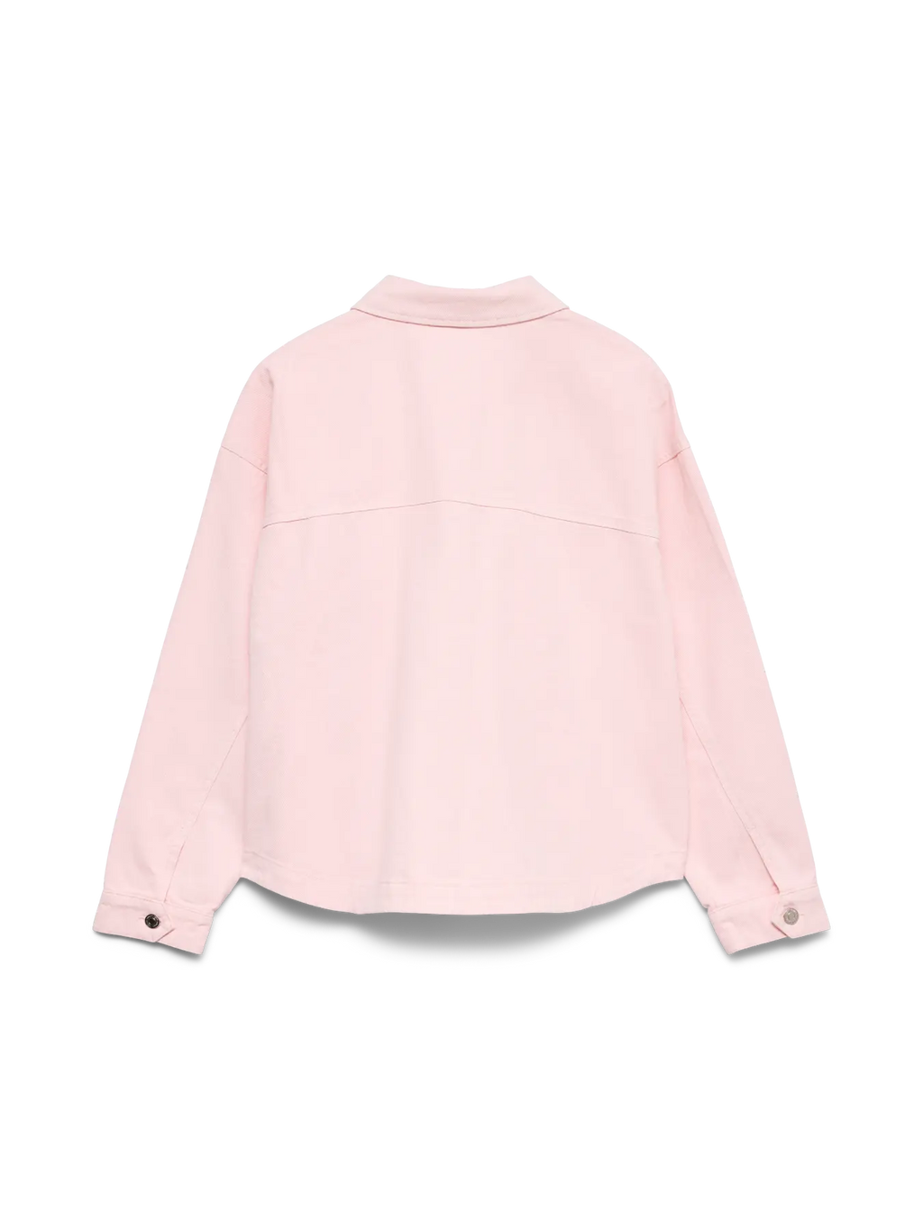 VMJAMIE LS DENIM SHACKET PINK