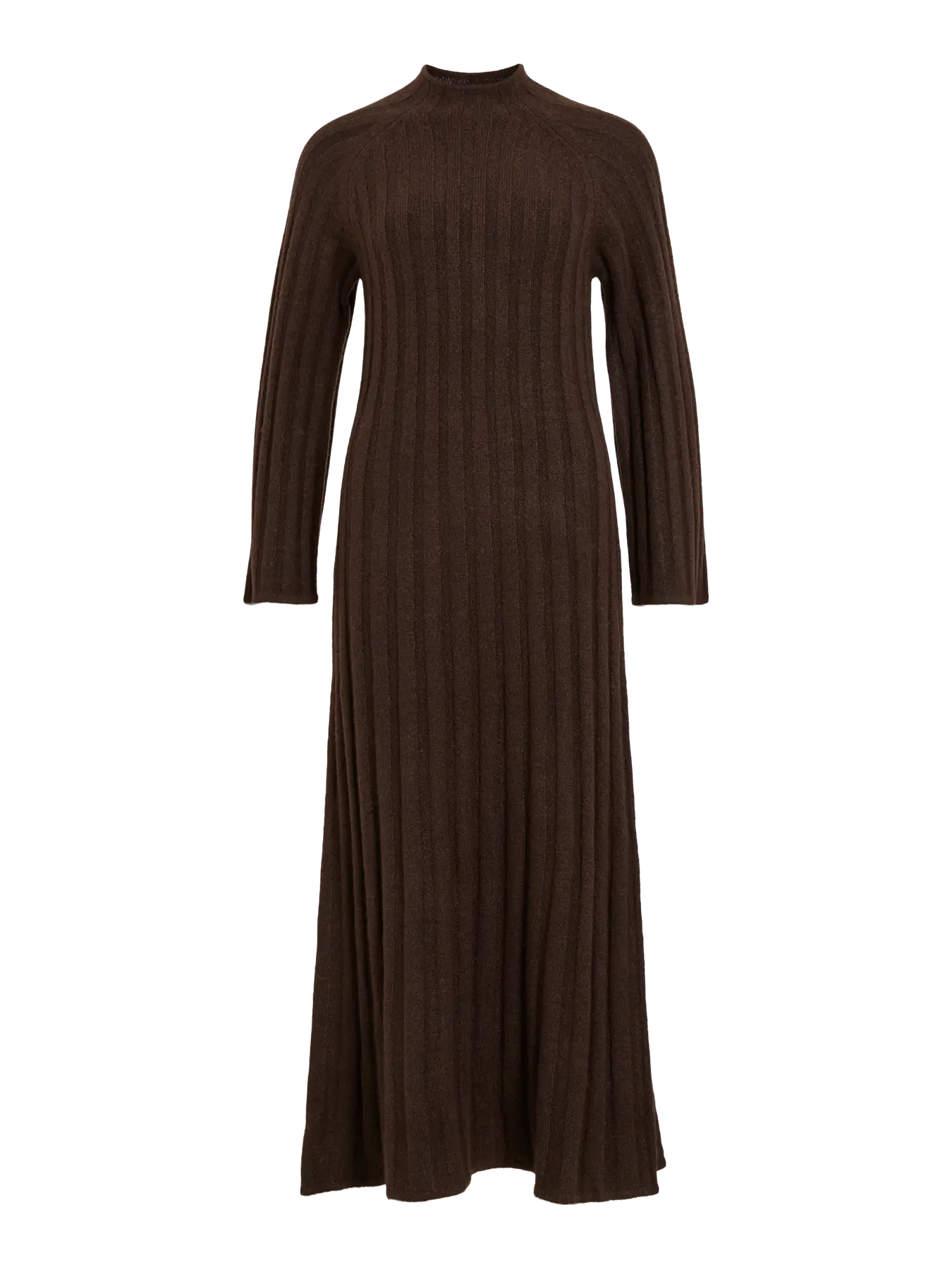 VICLEO HIGHNECK L/S ANKLE KNIT