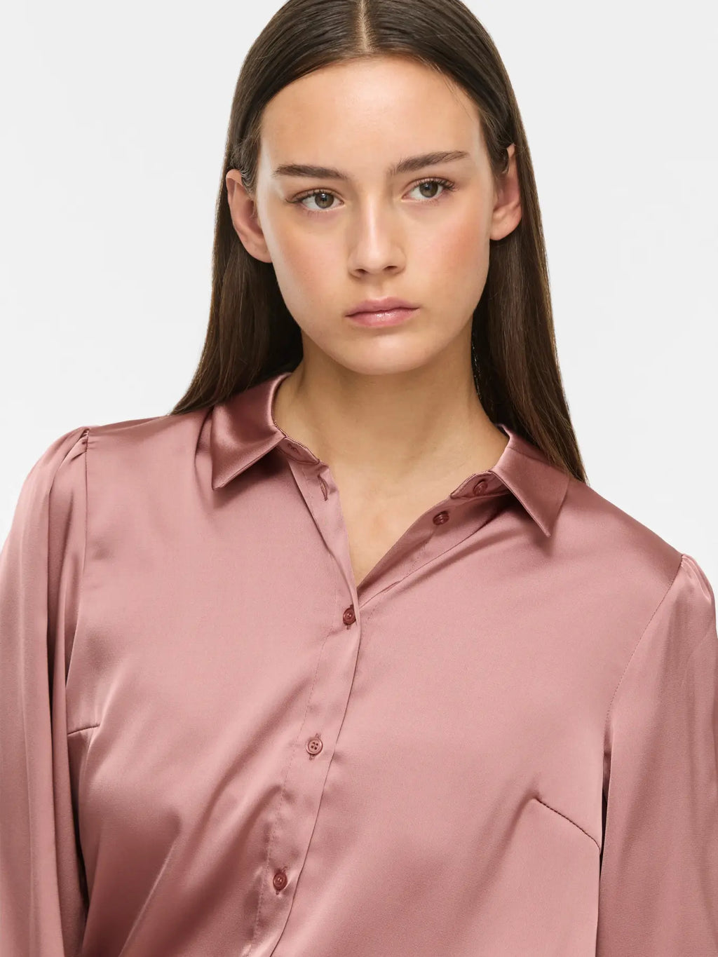 VIENNA RAVENNA L/S BALLOON SHIRT NOSTALGIA ROSE