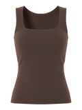 PCLULA SL REVERSIBLE TANKTOP- brown