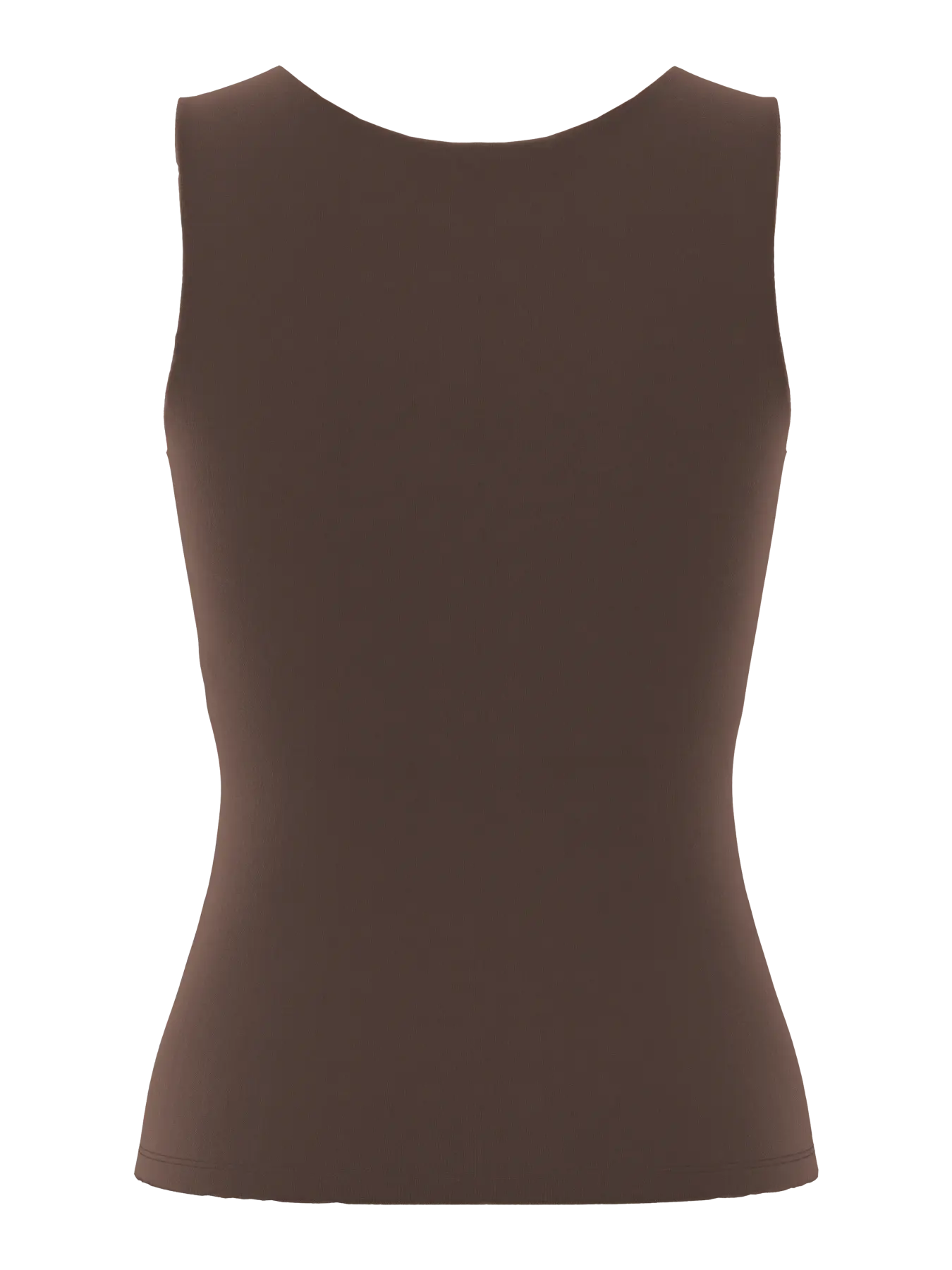 PCLULA SL REVERSIBLE TANKTOP- brown