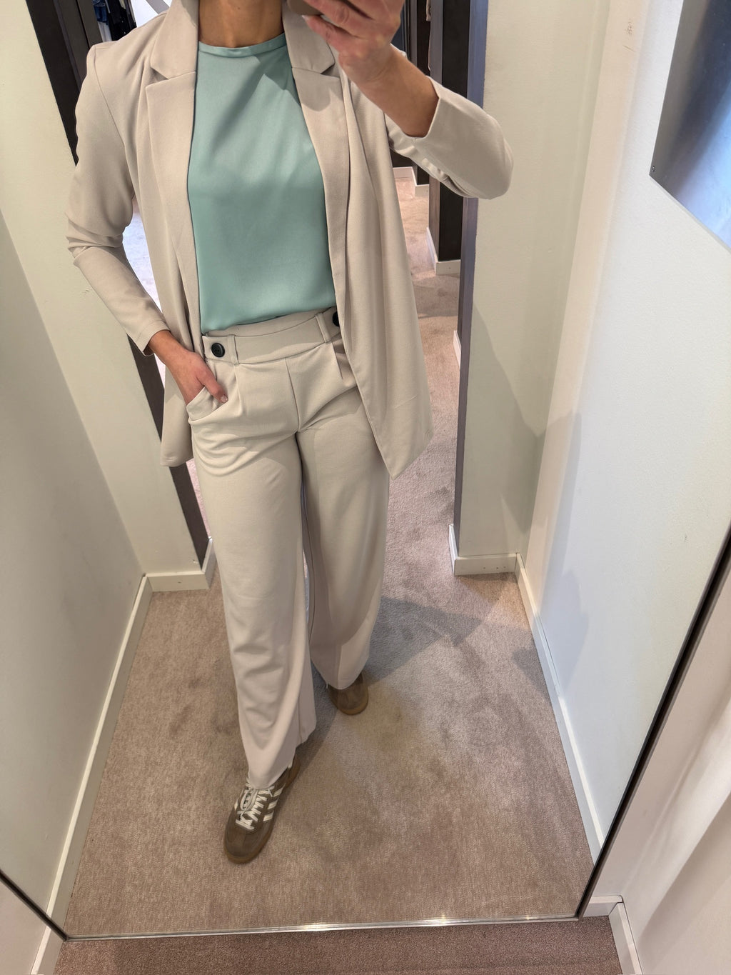 JDYGEGGO LIFE NEW LONG PANT CHATEAU GREY