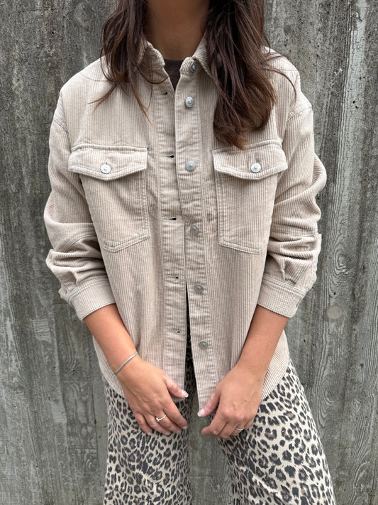 ONLTIGGY L/S CORD SHACKET