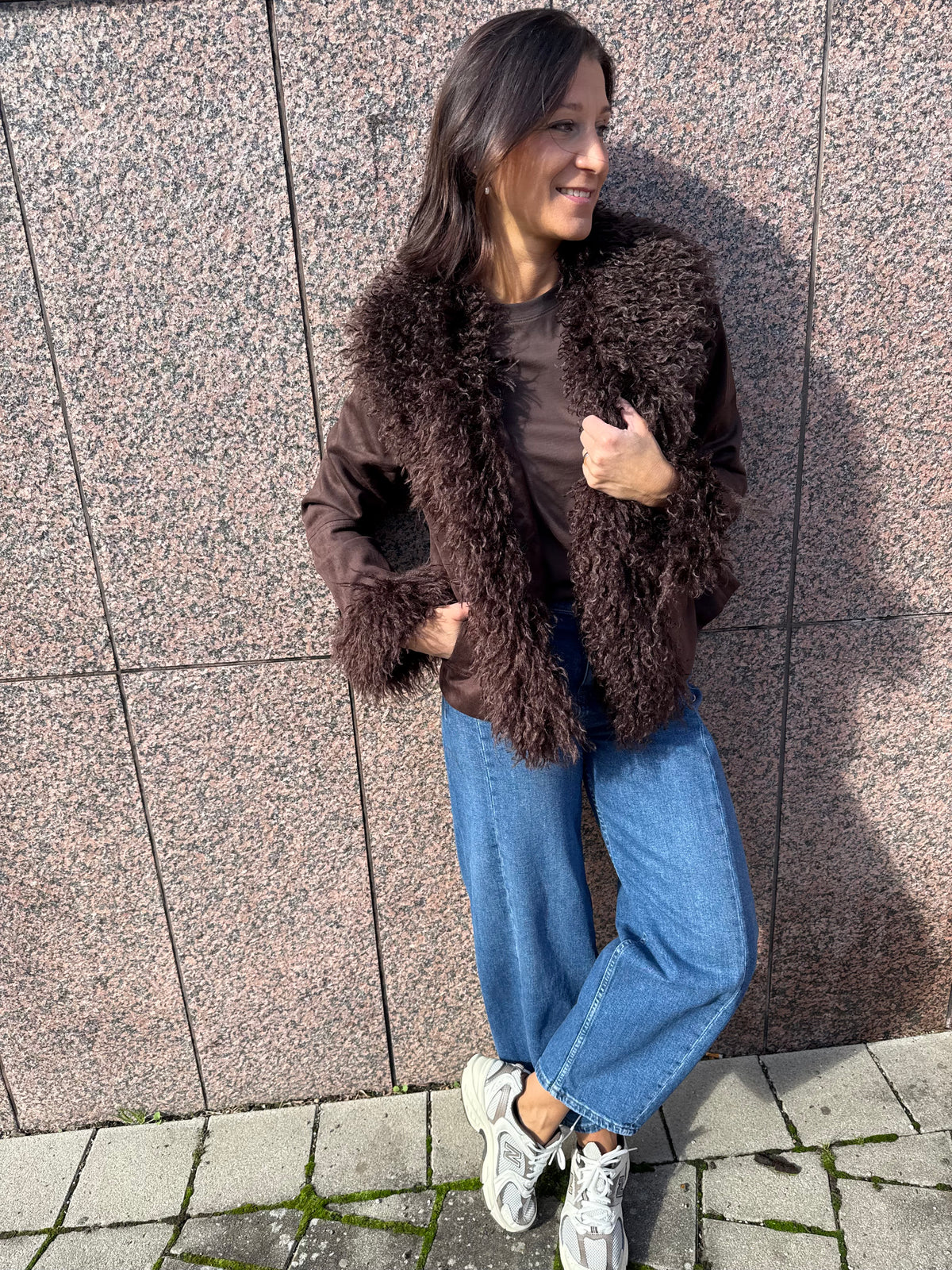 PCNANNA BRUSHED SHORT JACKET