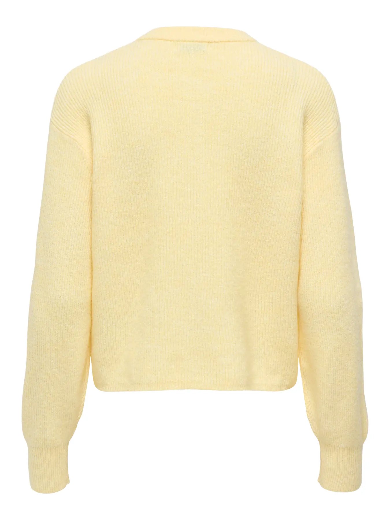JDYLUMI L/S BUTTON CARDIGAN YELLOW