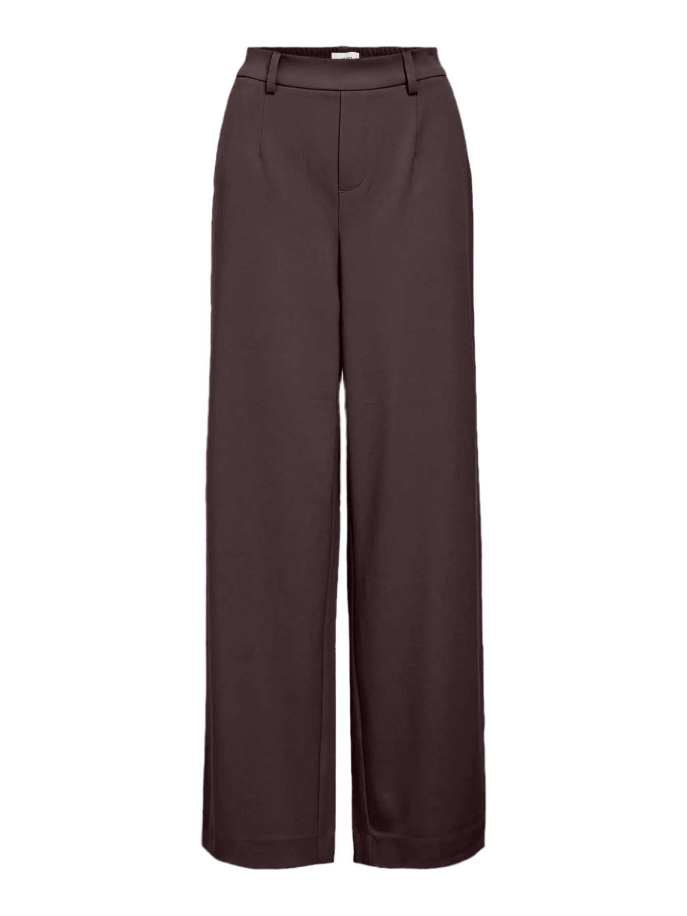 OBJLISA WIDE PANT SEAL BROWN