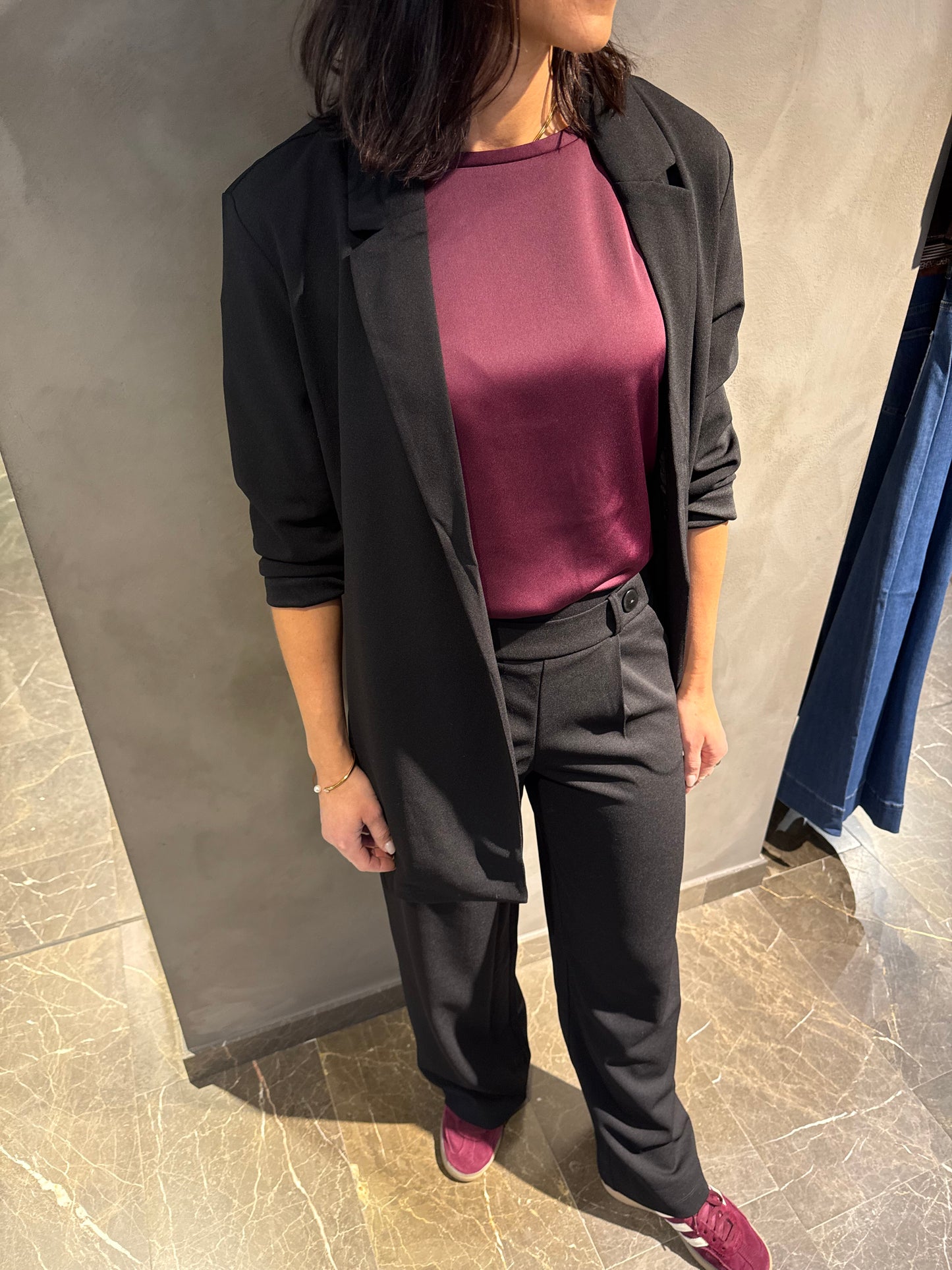 JDYGEGGO LIFE L/S BLAZER BLACK