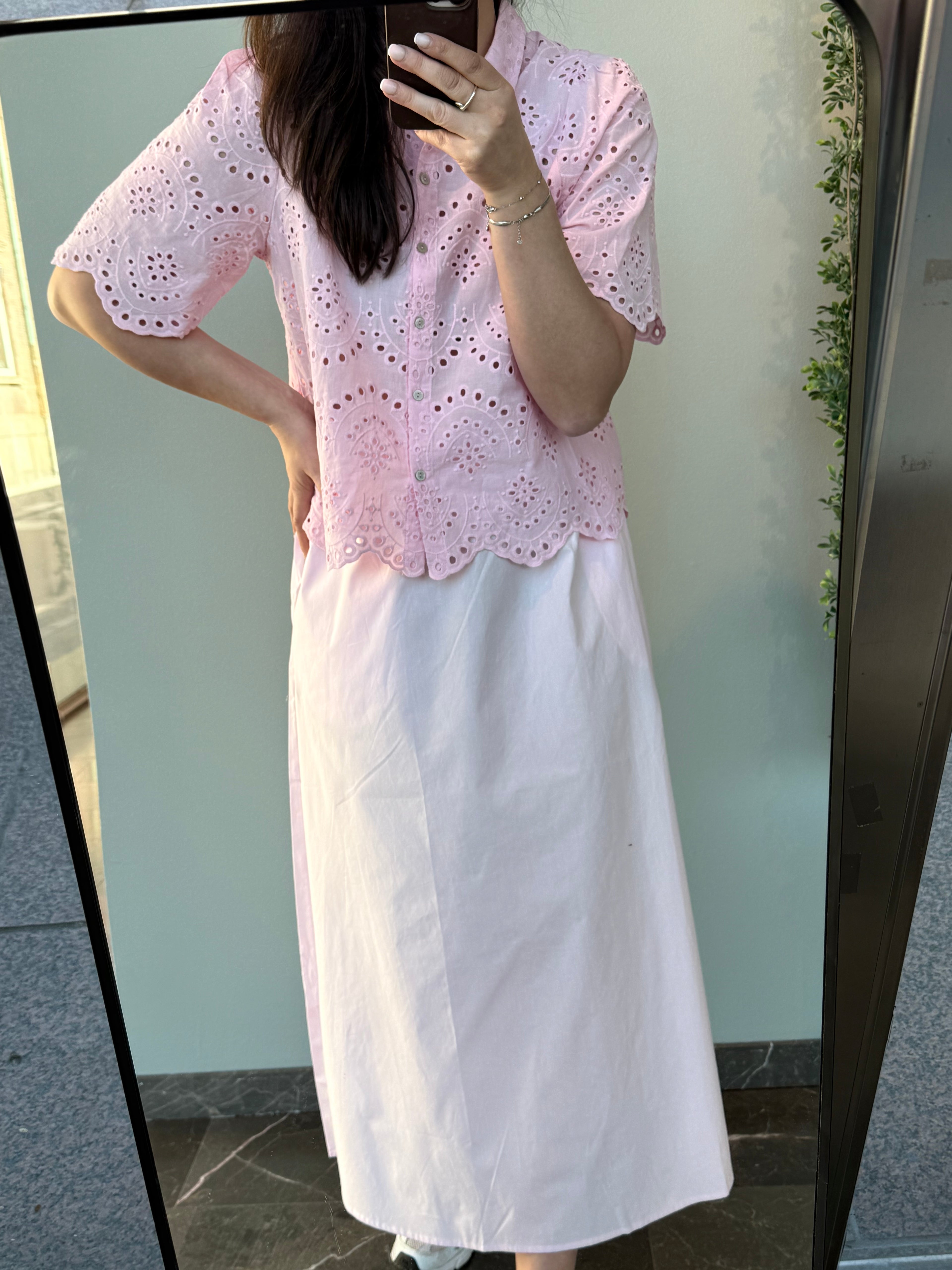 ONLVALAIS S/S SHIRT PINK