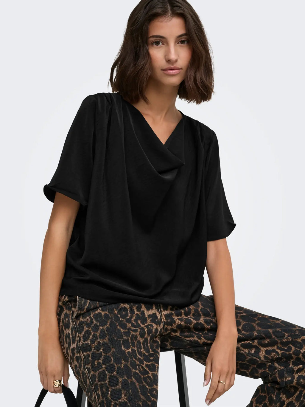 JDYAYA 2/4 WATERFALL BLACK