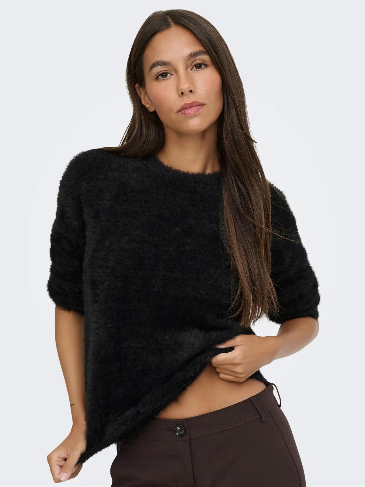 JDYPRIME JAYLA L/S ON PULLOVER BLACK