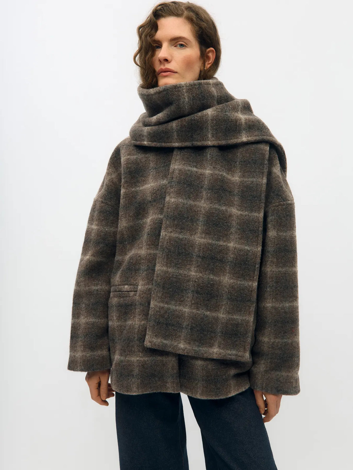 OBJMAISE L/S SCARF JACKET