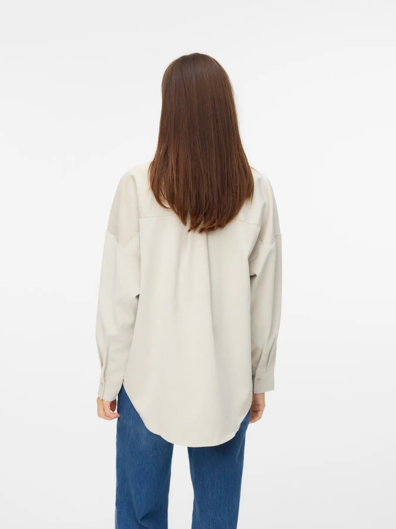 VMSANNE COURDEROY LS SHIRT PUMIC STONE