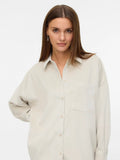 VMSANNE COURDEROY LS SHIRT PUMIC STONE