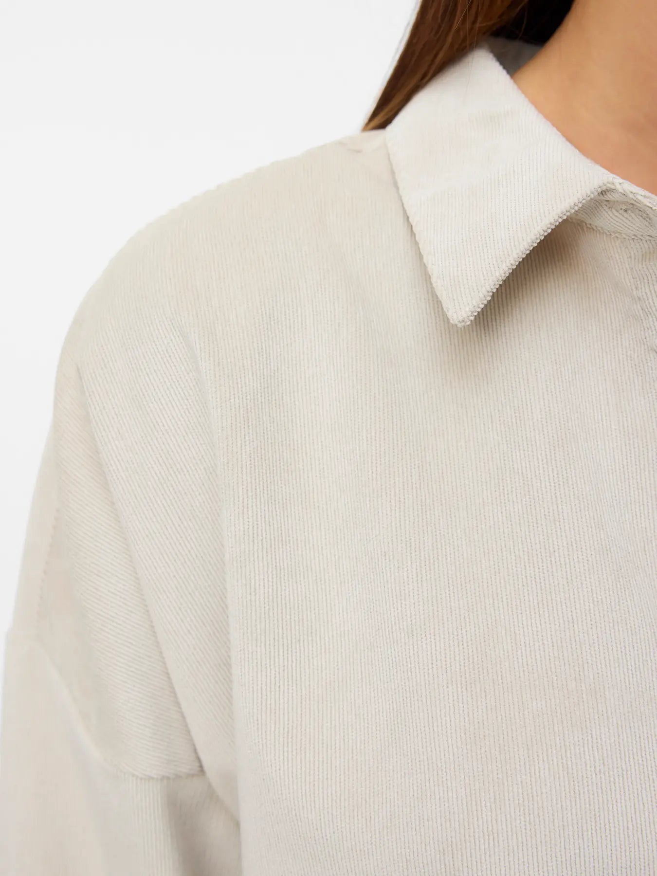 VMSANNE COURDEROY LS SHIRT PUMIC STONE