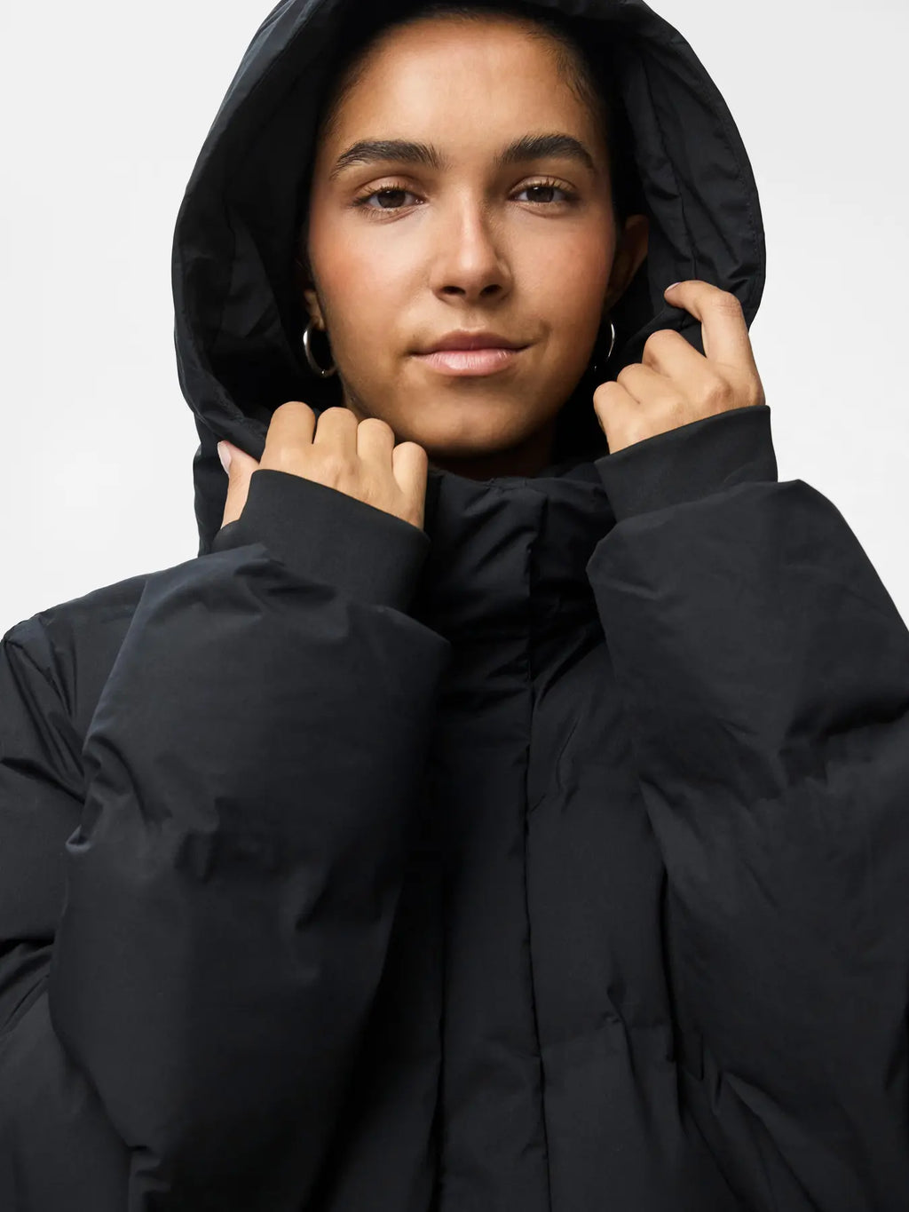 PCNORMA PUFFER JACKET BLACK