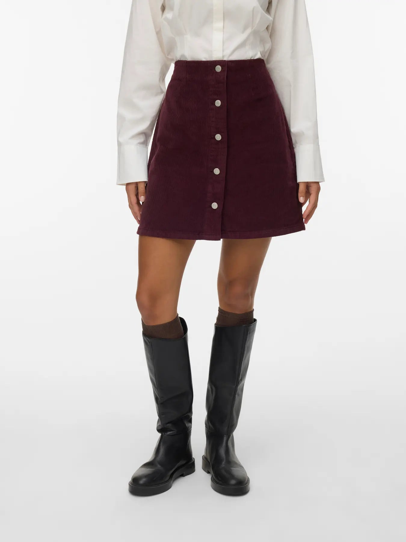 VMETTA SHORT CORD SKIRT- WINETASTING