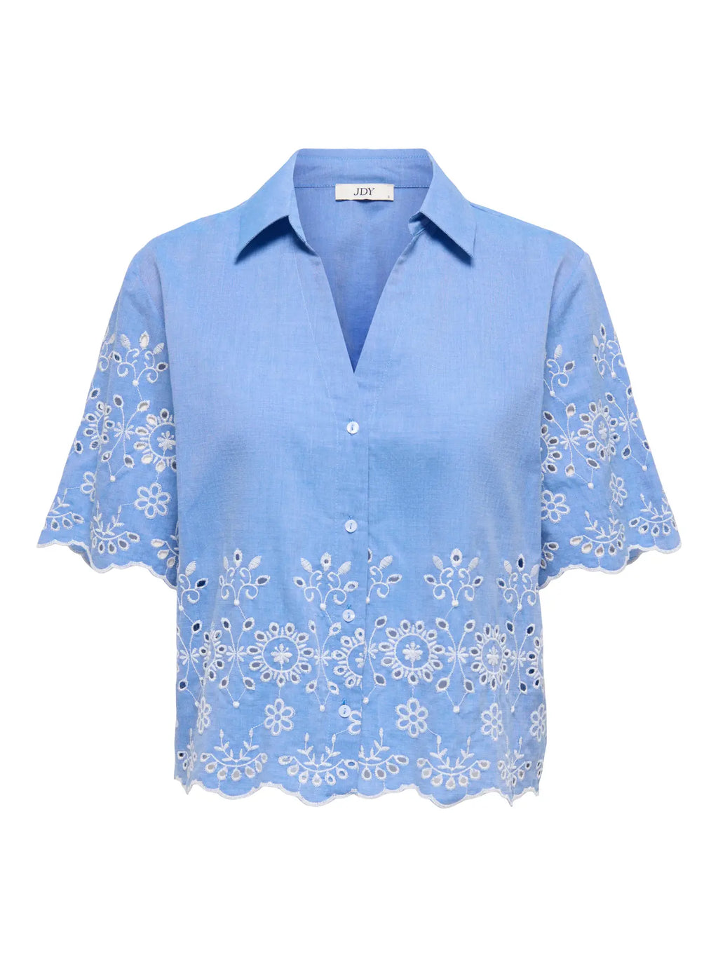 JDYMARINA 2/4 EMBROIDERY SHIRT