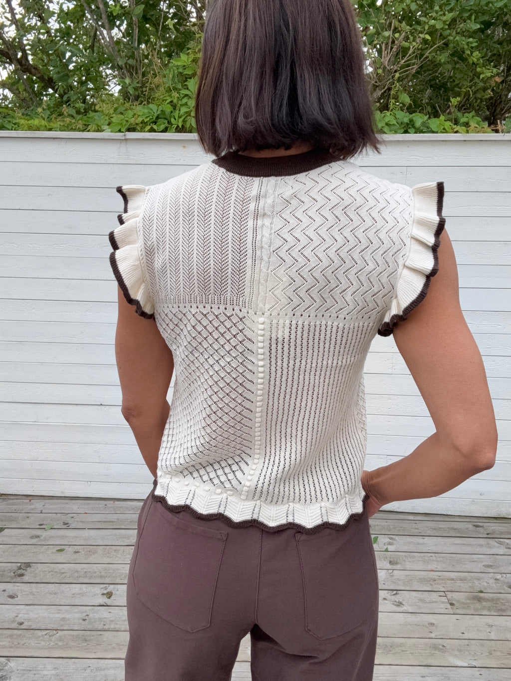 JDYVIOLET S/L FRILL PULLOVER