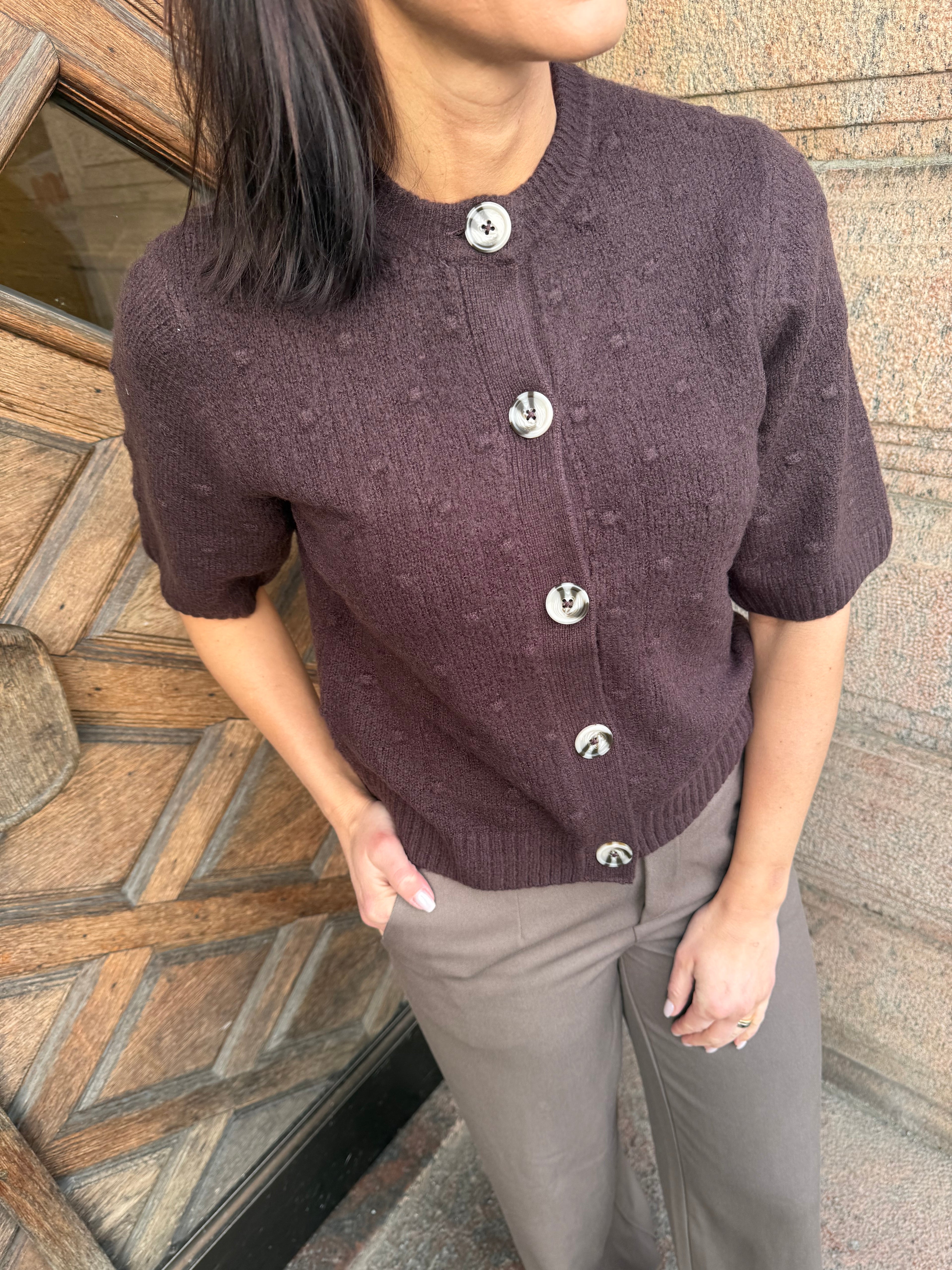 VISOFIE 2/4 KNIT CARDGIAN