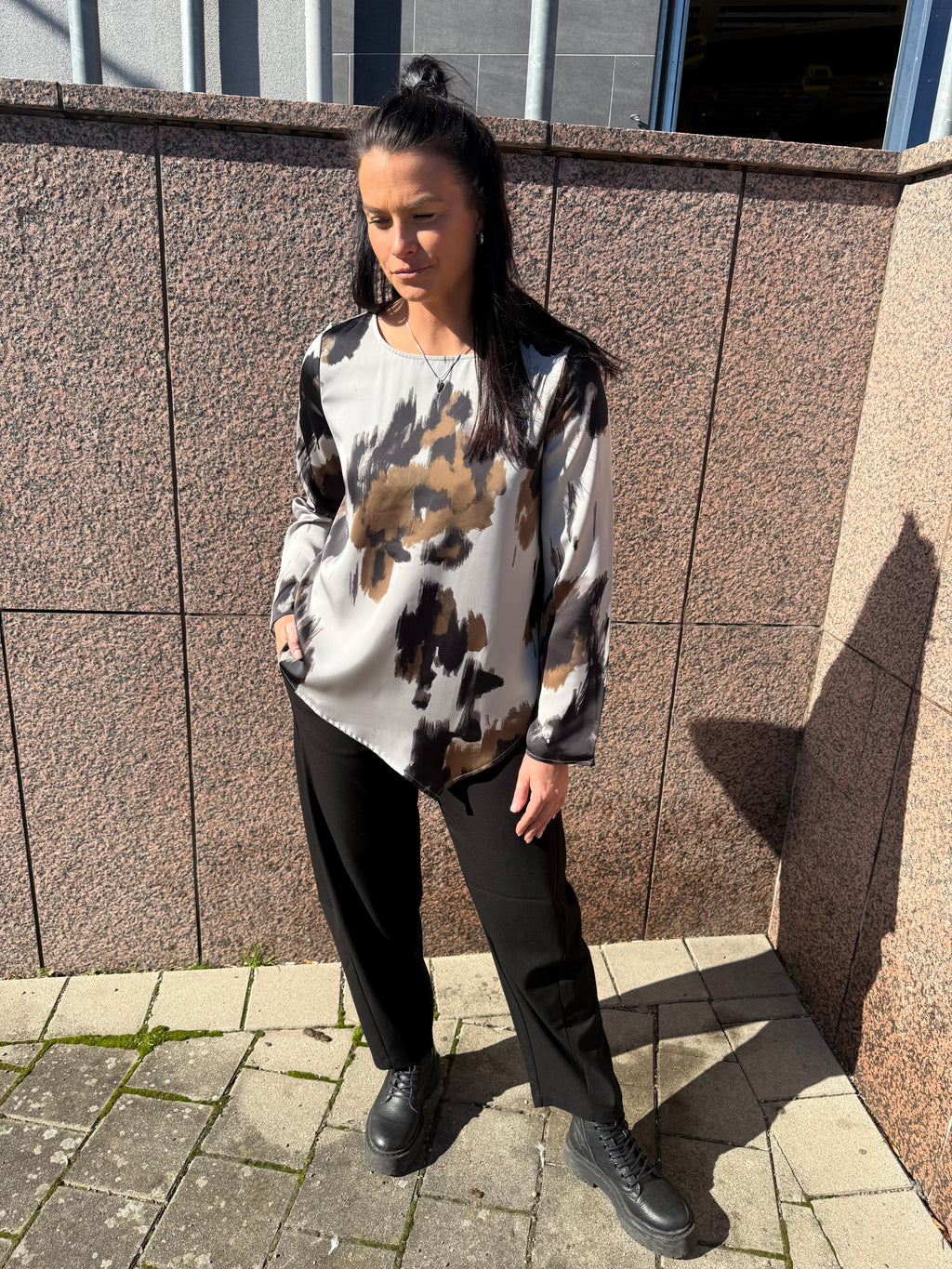 OBJCHILLI L/S ASYMMETRIC TOP