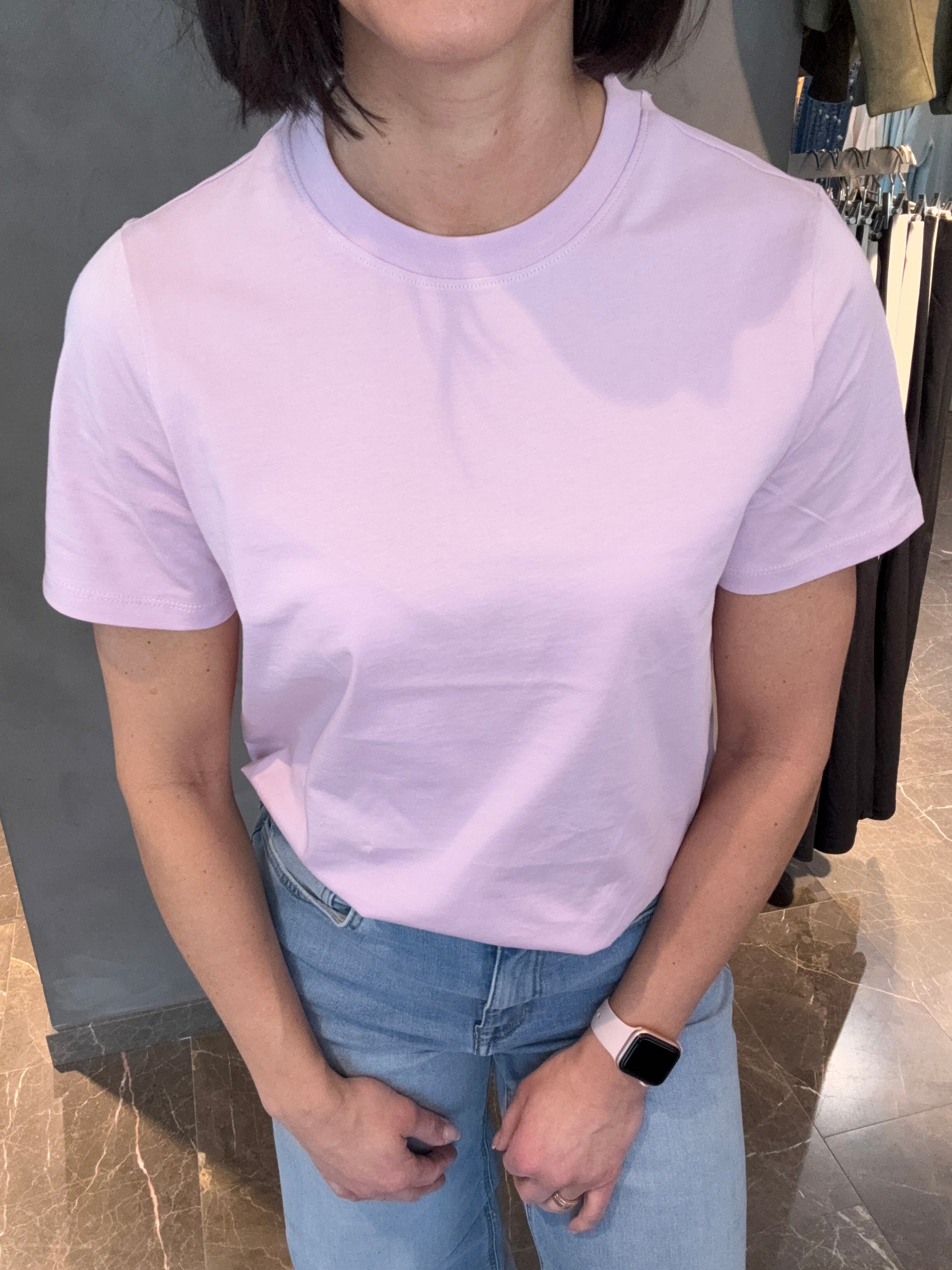 PCRIA SS SOLID TEE WINSOME ORCHID