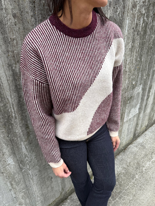 PCLINNA O-NECK LOOSE KNIT