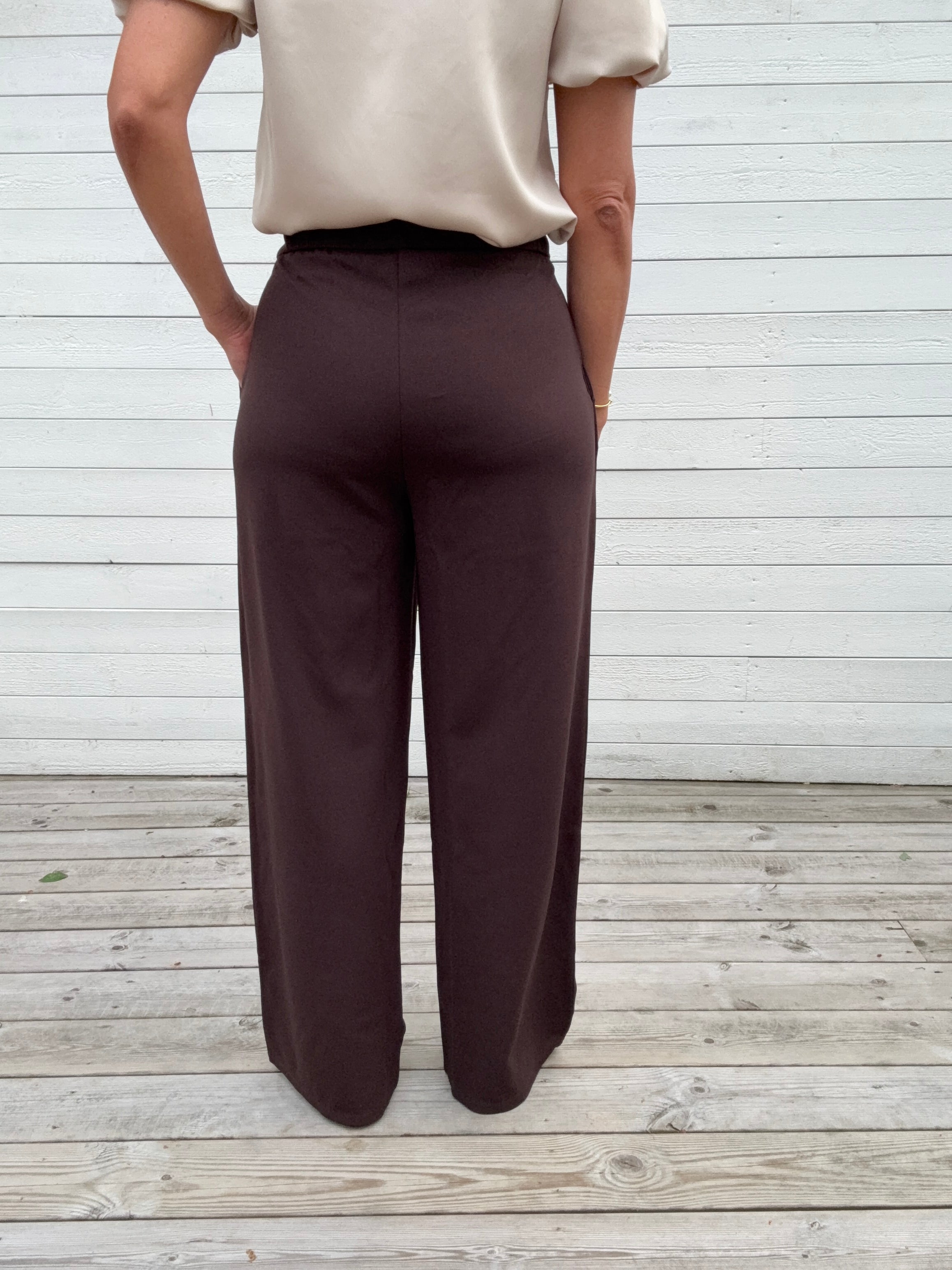 JDYGEGGO LIFE BELT PANT CHOCOLATE TORTE