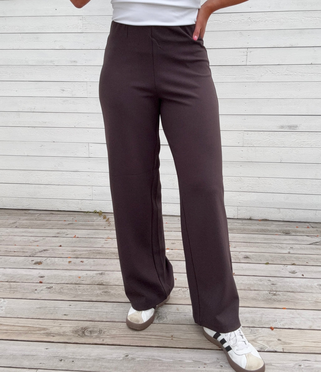 VMBERLIN ZAMIRA MW WIDE PANT CHOCOLATE TORTE