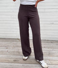VMBERLIN ZAMIRA MW WIDE PANT CHOCOLATE TORTE