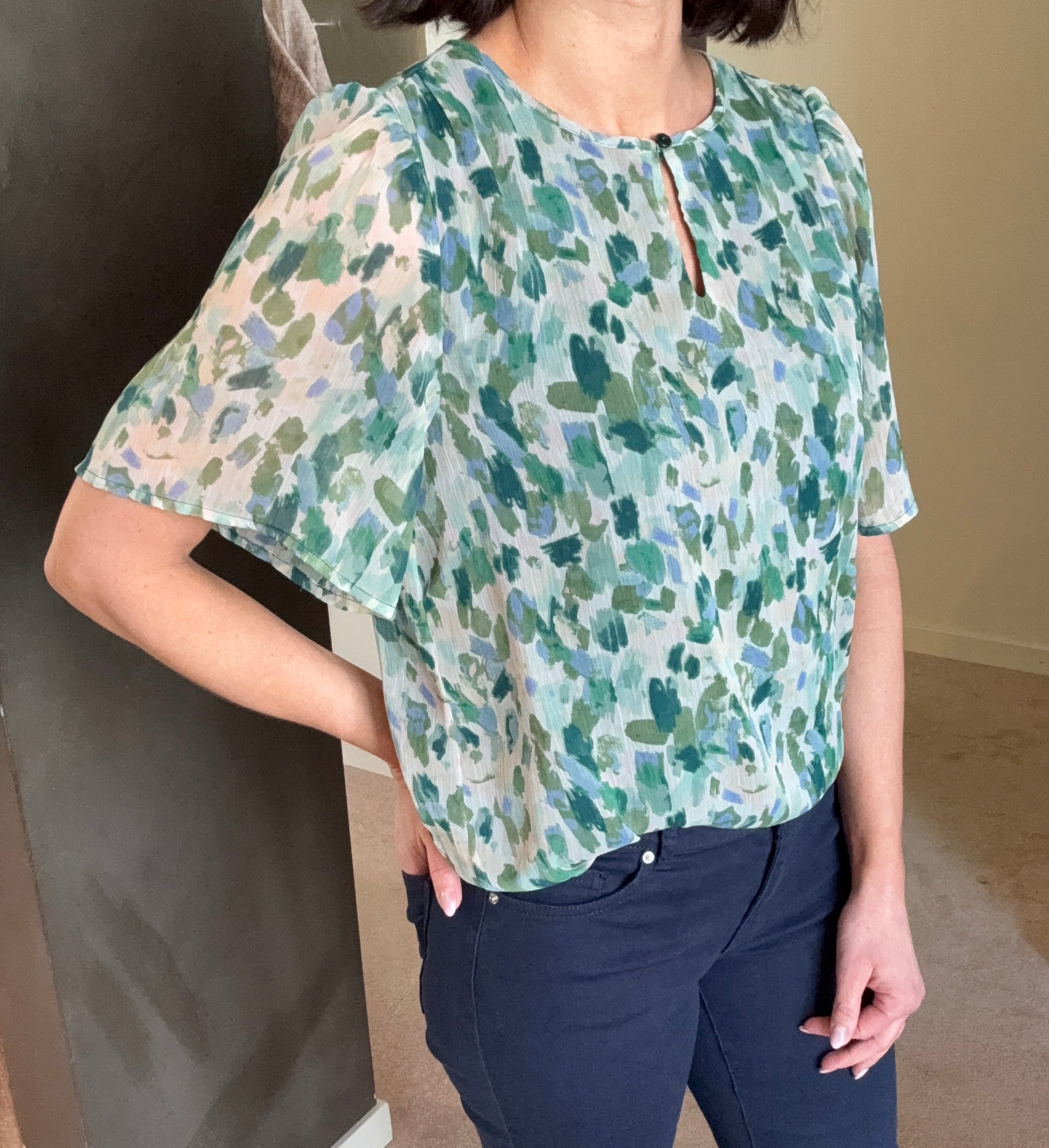 VIEMMA S/S O-NECK TOP