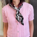 PCAMANDA SQUARE SCARF TAWNY PORT