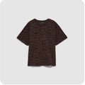 VMVILLA 2/4 O-NECK OVERSIZED TOP - COCOLATE TORTE