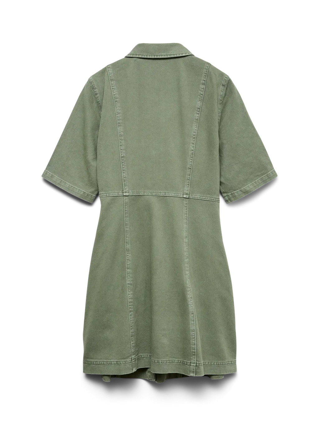 VMDAISY 2/4 SHORT DENIM DRESS LAUREL WREATH