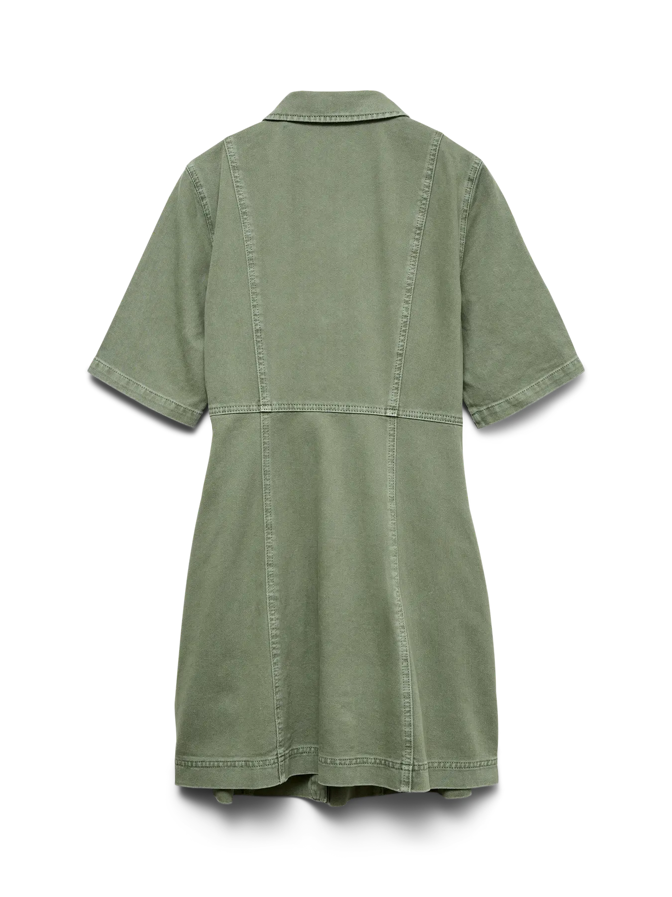 VMDAISY 2/4 SHORT DENIM DRESS LAUREL WREATH