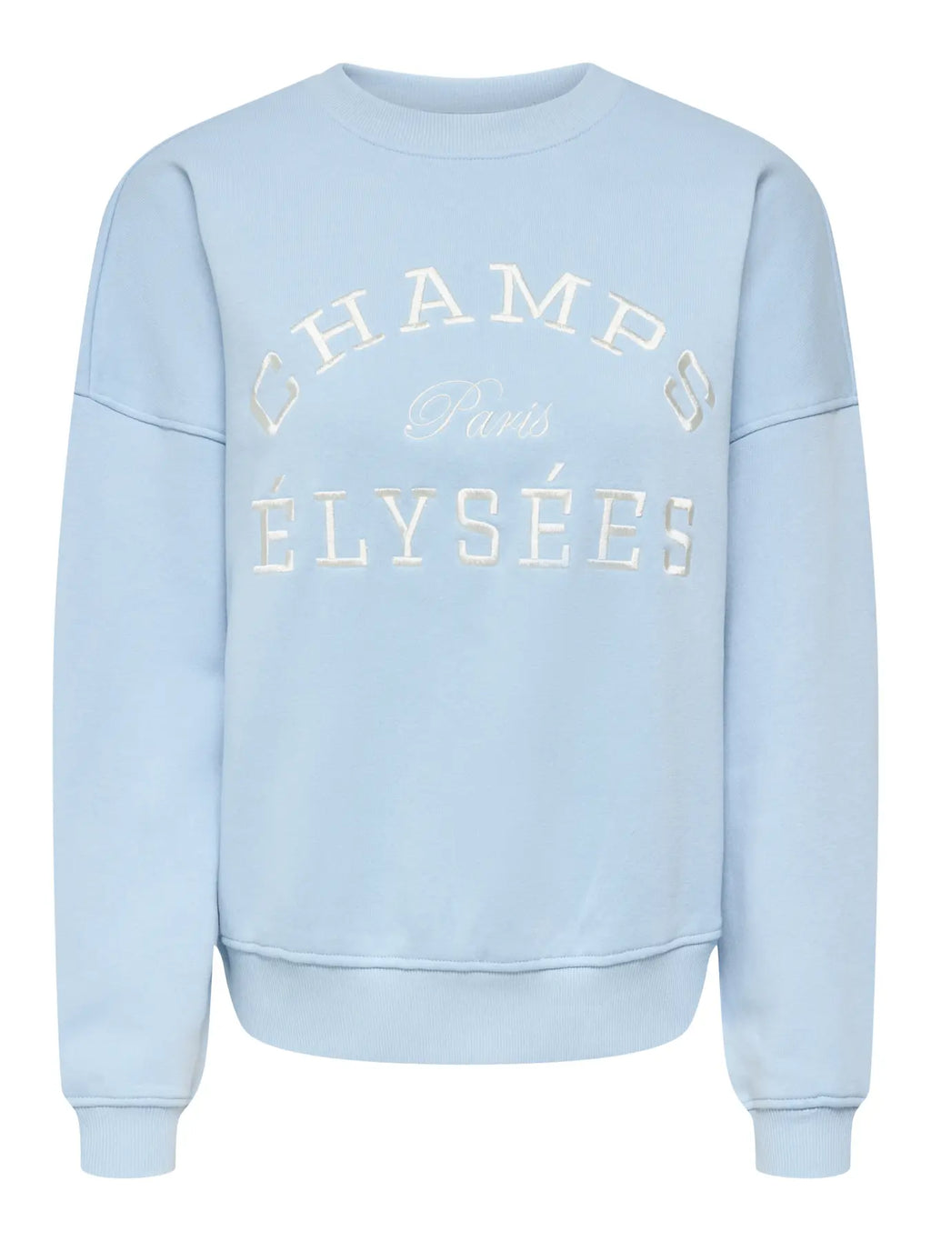 JDYMESA L/S O-NK SWEAT CASHMERE BLUE