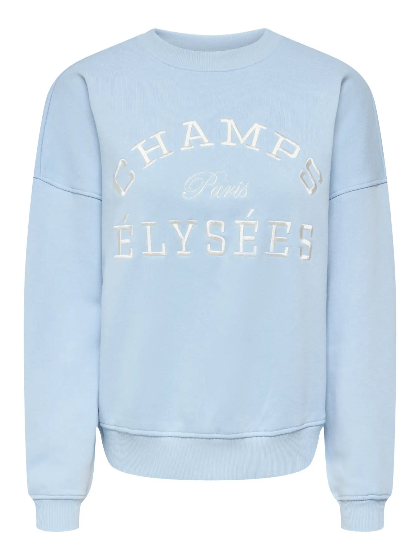 JDYMESA L/S O-NK SWEAT CASHMERE BLUE