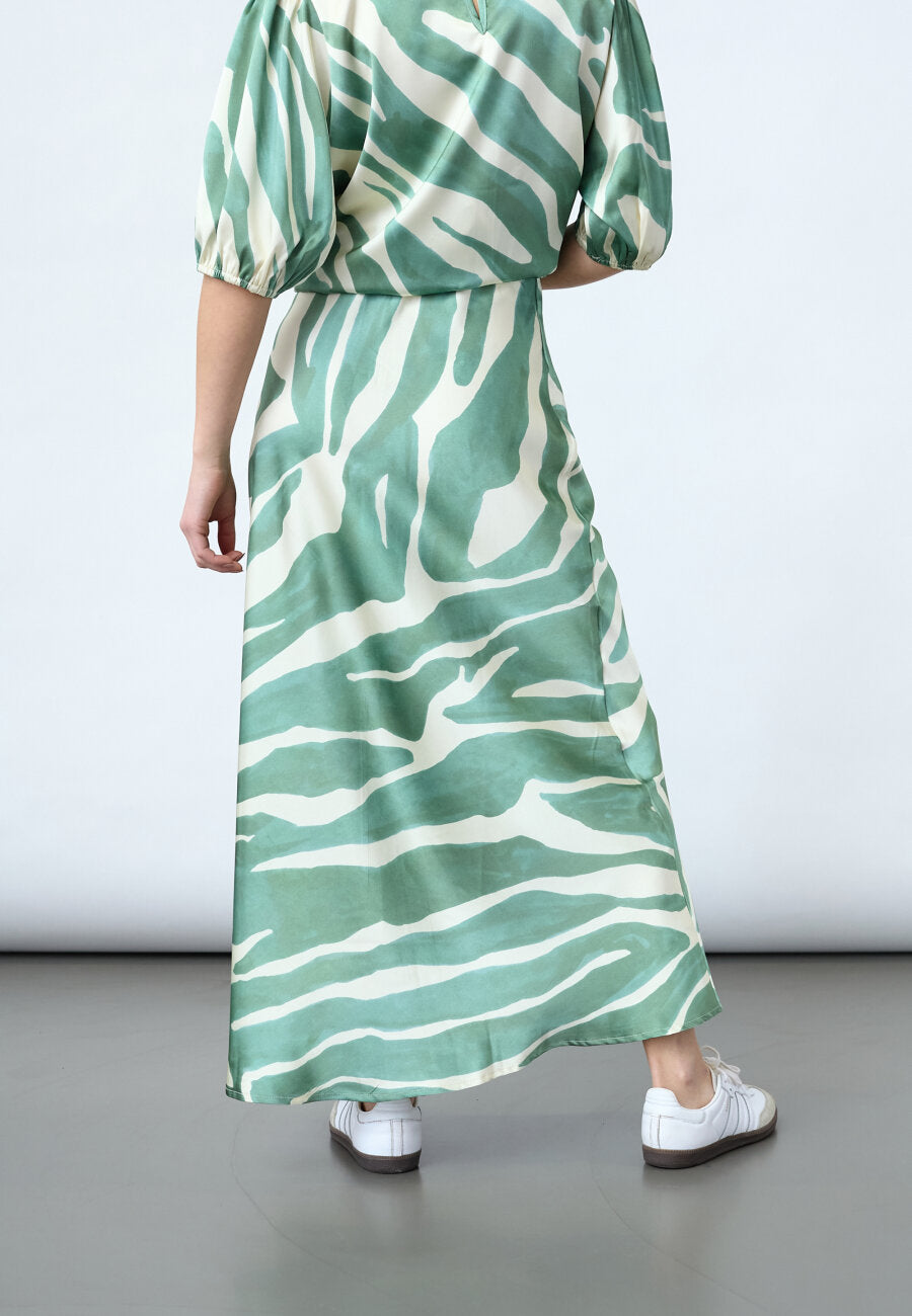 GEWO SKIRT- Green print