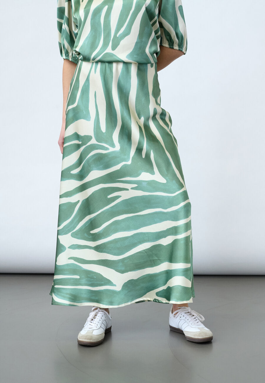 GEWKO SKIRT- Green print