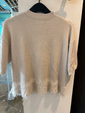 ANITA- Sweater with Feather Effect 7232