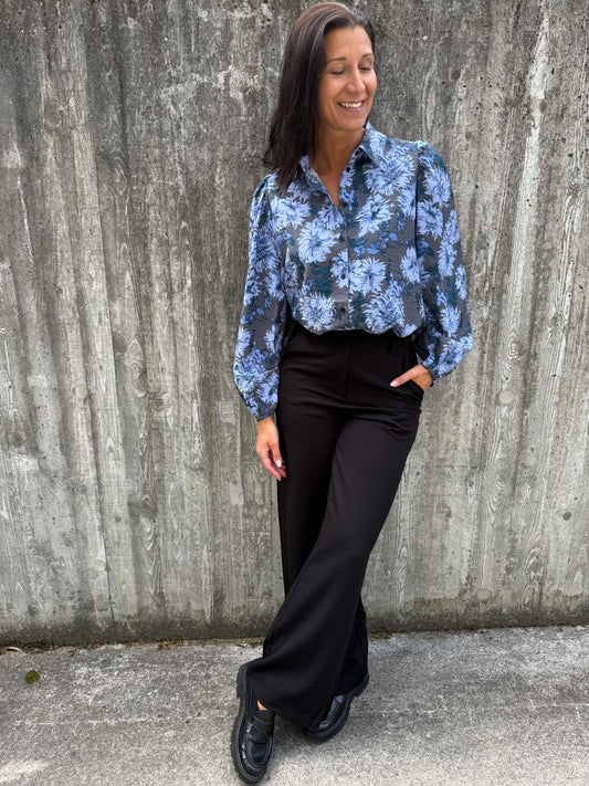 PCKAMIL HW WIDE PANT BLACK