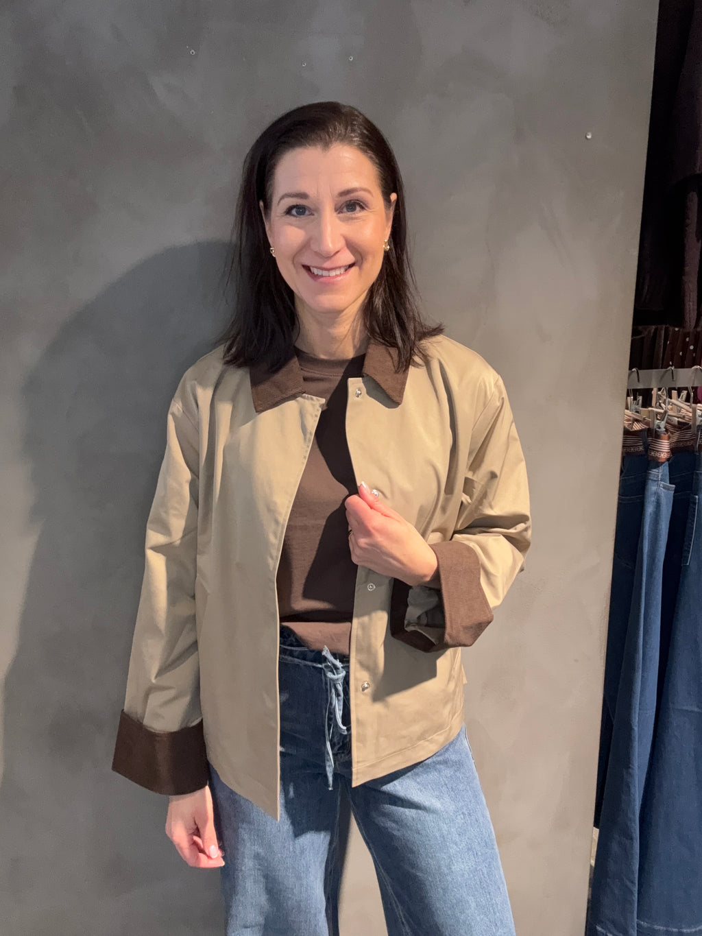 PCJORMA SHORT LIGHT JACKET