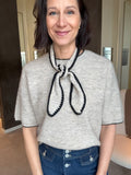 VMANNA SS SCARF PULLOVER