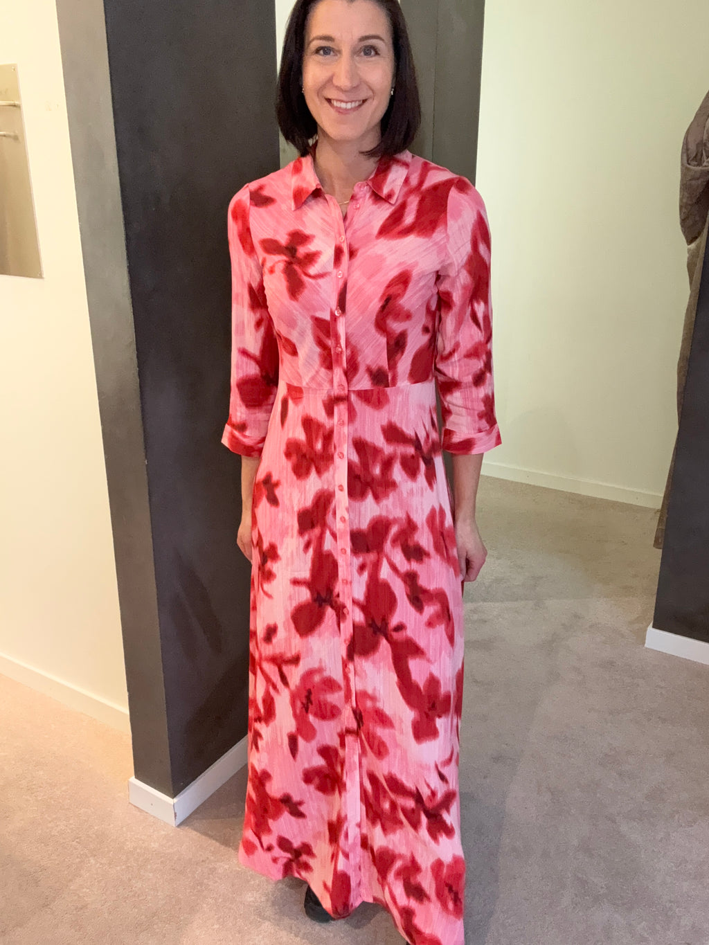 YASSAVANNA LONG SHIRT DRESS