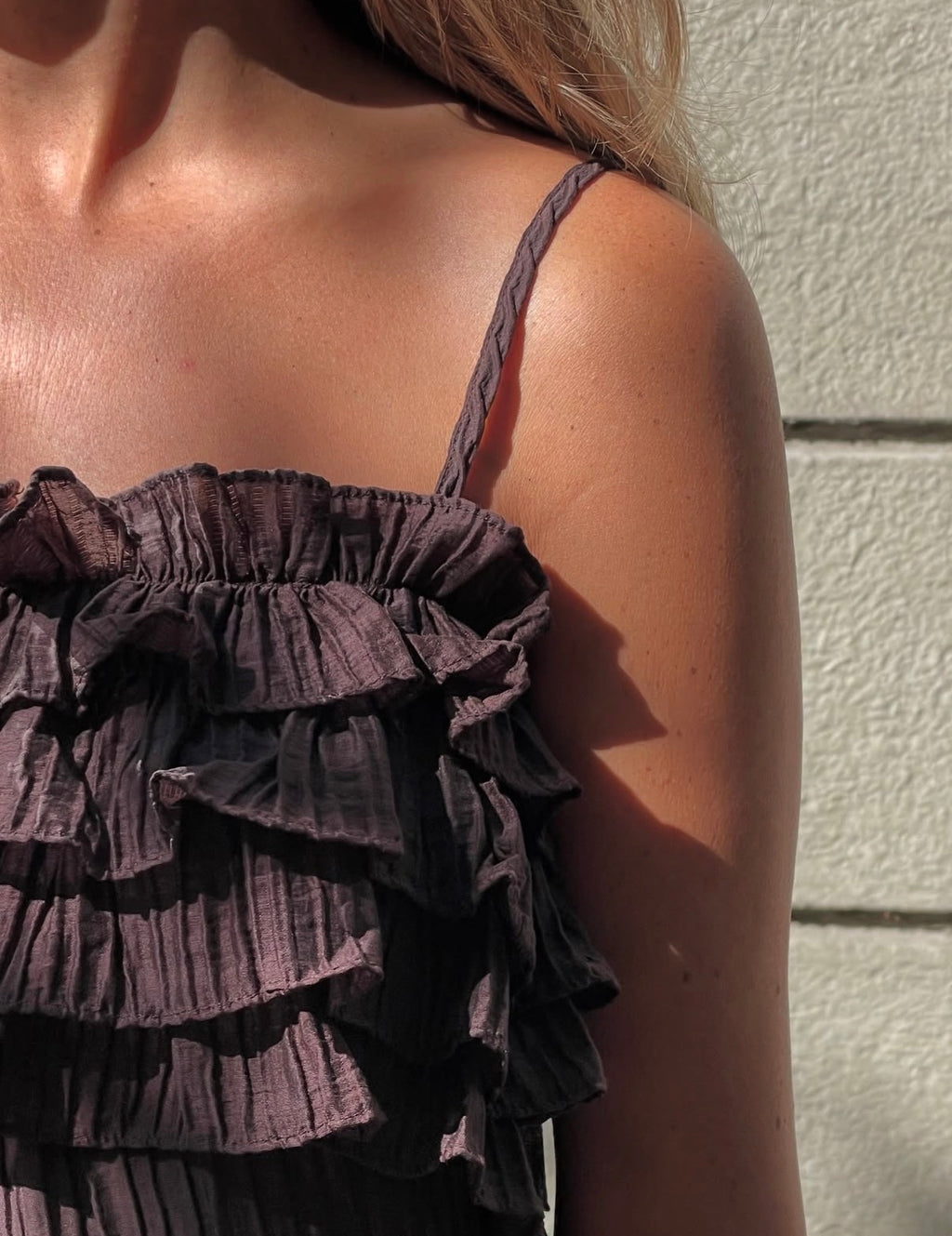 OBJLYNE S/L RE LONG DRESS