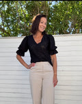 JDYJAKOBE 2/4 LACE TOP BLACK