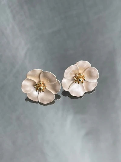 Flower Small Pearl Beige