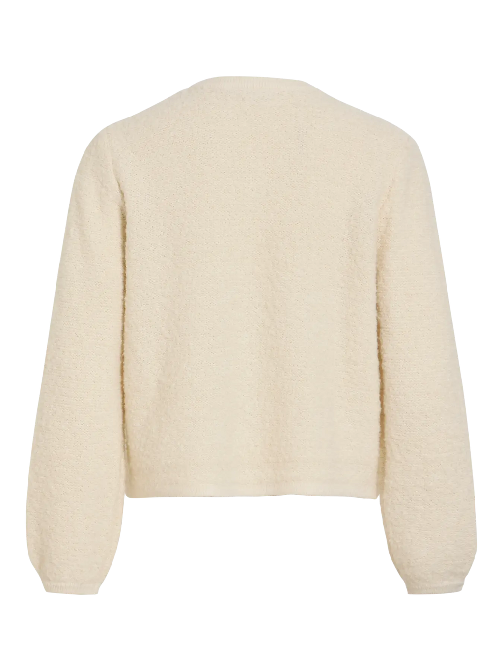 VIPIGGA O-NECK L/S KNIT JACKET BIRCH